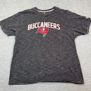 Fanatics T Shirt Mens Large Gray Tampa Bay Buccaneers Graphic Athletic‎ NFL